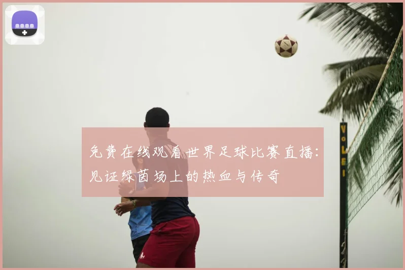 免费在线观看世界足球比赛直播：见证绿茵场上的热血与传奇
